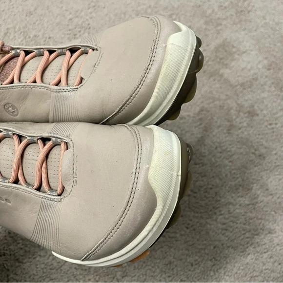 ECCO BIOM Hybrid 3 GTX Golf Shoes Yak Leather Oyster-Muted Clay Waterproof W 10 - Picture 11 of 15